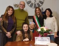 VOGHERA 10/01/2024: Una bella festa per celebrare i cento anni della signora Leonilde Cebrelli