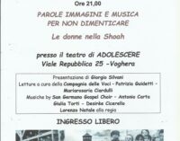 VOGHERA 23/01/2024: Giornata della Memoria. Sabato spettacolo ad Adolescere