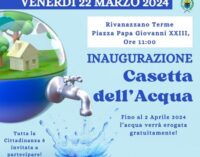 RIVANAZZANO TERME 18/03/2024: Venerdì l’inaugurazione della “Casetta dell’acqua”