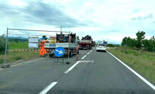 CASTELLETTO DI BRANDUZZO 04/07/2024: Strade. Attenzione. Aperto il cantieri sulla Sp1. Possibili code fino a fine  Agosto