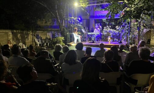 VOGHERA 02/09/2024: Eros Cristiani al concerto benefico per VOS nel giardino di VogheraE’