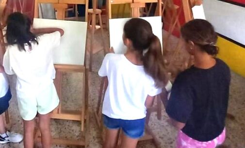 VOGHERA 13/09/2024: “Arte en plein air”. Il laboratorio di pittura tra natura e cultura della media Plana