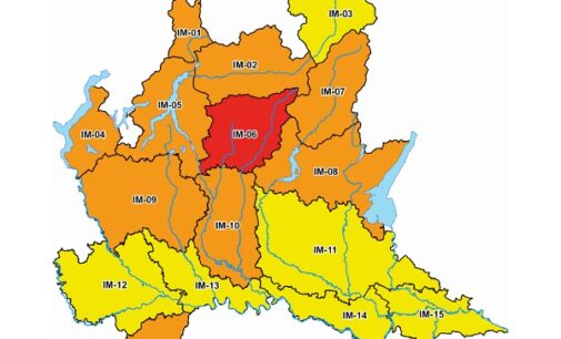 PAVIA OLTREPO 07/10/2024: Meteo domani. Allerta di Protezione Civile anche per la provincia di Pavia per rischio idrogeologico temporali e vento forte