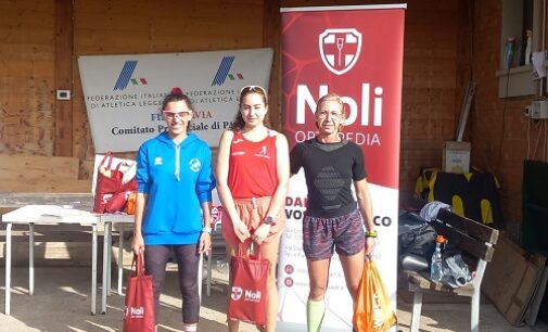 VOGHERA 28/10/2024: Atletica. Elisa Prisinzano della Pavese Voghera vince la gara ad eliminazione