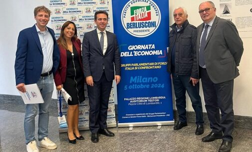 VOGHERA 07/10/2024: Giornata dell’economia. I vogheresi Virgilio e Carbone di Forza Italia all’incontro in Regione