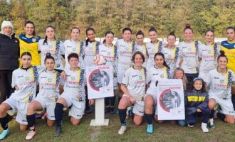 RIVANAZZANO VOGHERA 22/11/2024: Stati generali delle donne. La squadra di calcio femminile contro la violenza