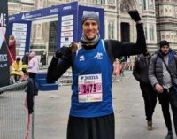 VOGHERA 26/11/2024: Daniele Callegaro dell’Iriense alla Maratona di Firenze