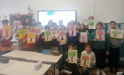 VOGHERA 03/12/2024: Scuola. La Festa dell’albero con gli studenti della Pascoli