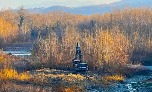 RIVANAZZANO TERME 13/12/2024: Iniziati i lavori di pulizia lungo il torrente Staffora