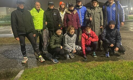 VOGHERA 11/02/2025: Successo della Moon light run nonostante la pioggia