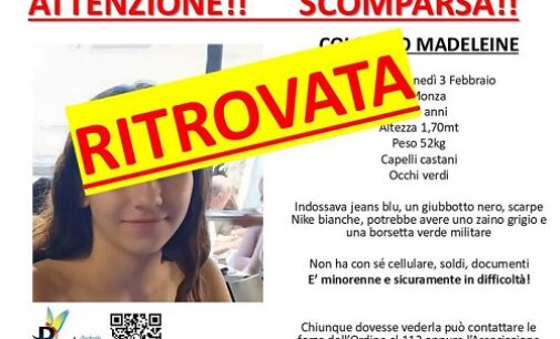 CURA CARPIGNANO 11/02/2025: Ritrovata la quindicenne scomparsa da 25 giorni