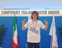 VOGHERA 04/03/2025: Claudio Pollini della Pavese campione italiano indoor