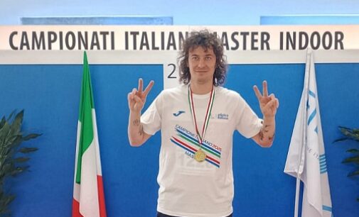 VOGHERA 04/03/2025: Claudio Pollini della Pavese campione italiano indoor